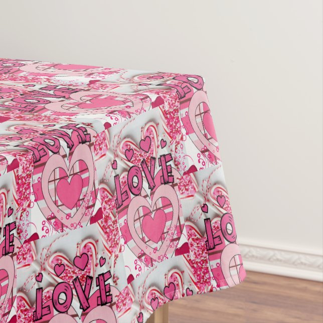Tischdecke Valentinstag Liebe (Beispiel)