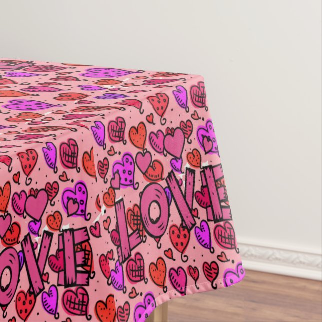 Tischdecke Valentinstag Liebe (Beispiel)