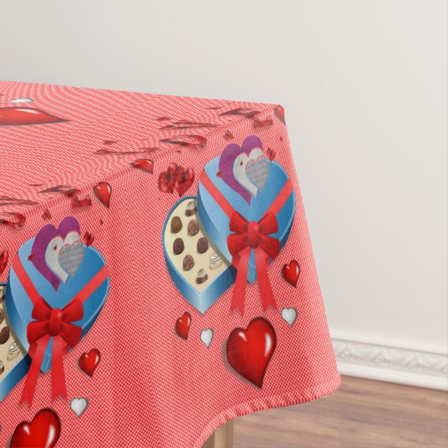 Tischdecke Valentinstag Liebe (Beispiel)