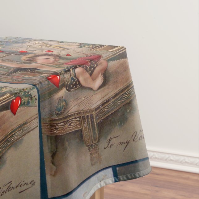 Tischdecke Valentinstag Vintage (Beispiel)