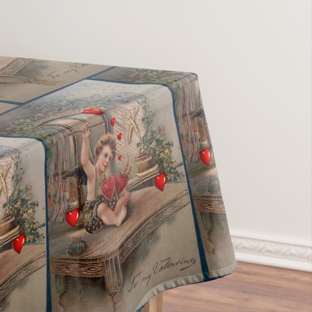 Tischdecke Valentinstag Vintage (Beispiel)