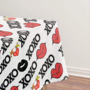 Tischdecke Valentinstag Xoxo