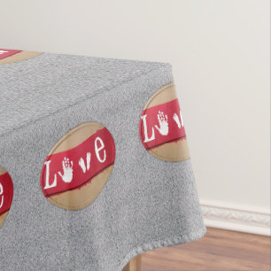 Tischdecke zum Valentinstag