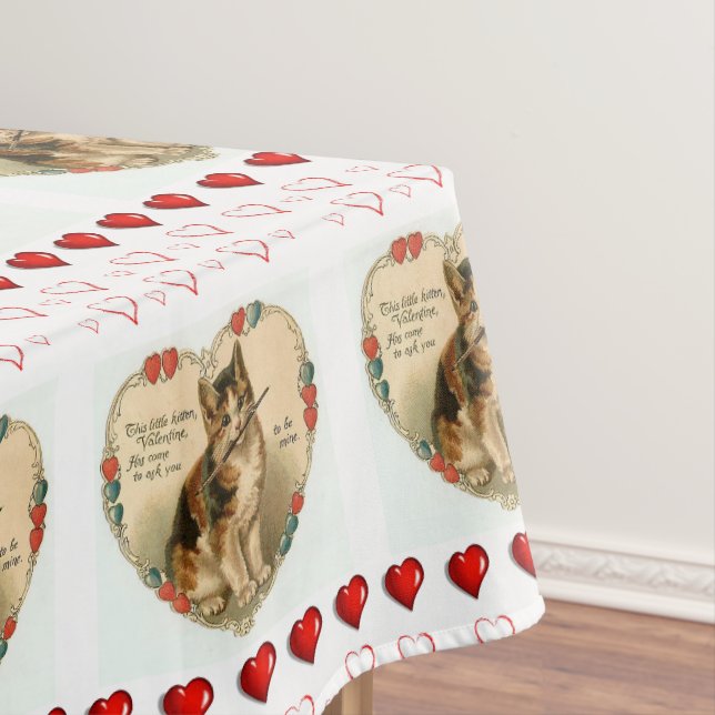 Tischdecke zum Valentinstag (Beispiel)