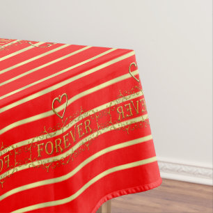Tischdecke zum Valentinstag