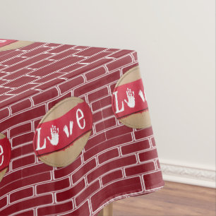 Tischdecke zum Valentinstag