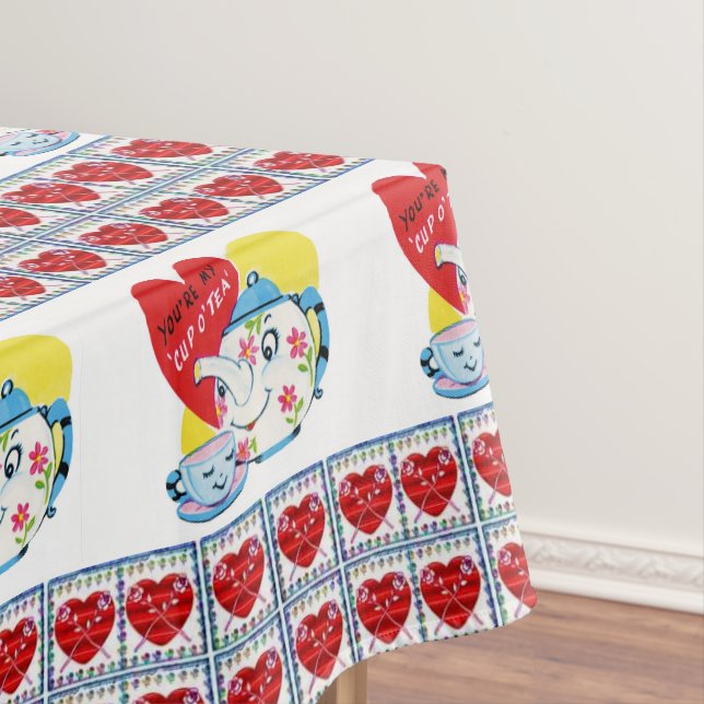 Tischdecke zum Valentinstag (Beispiel)