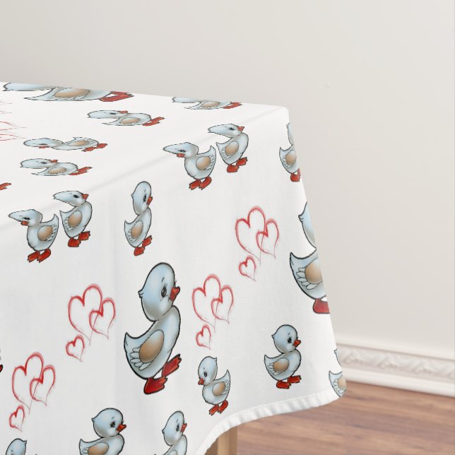Tischdecke zum Valentinstag (Beispiel)