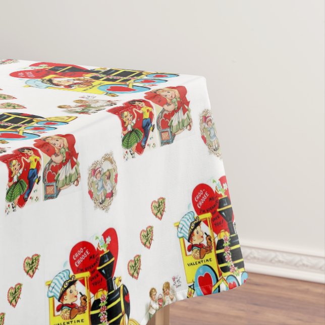 Tischdecke zum Valentinstag (Beispiel)