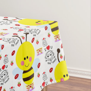 Tischdecke zum Valentinstag