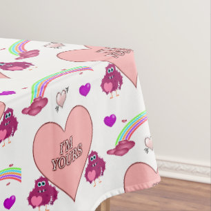 Tischdecke zum Valentinstag