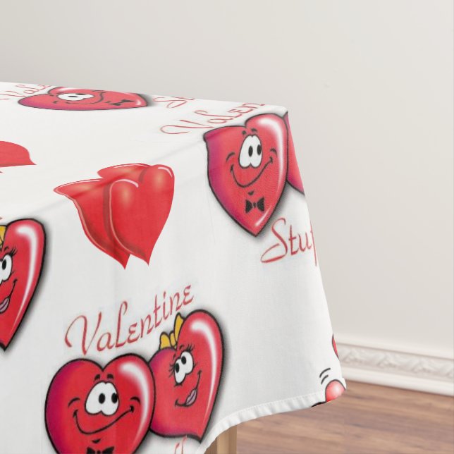 Tischdecke zum Valentinstag (Beispiel)