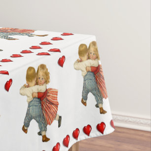 Tischdecke zum Valentinstag