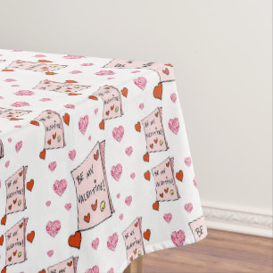 Tischdecke zum Valentinstag