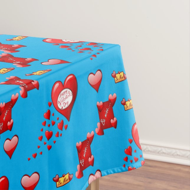 Tischdecke zum Valentinstag (Beispiel)