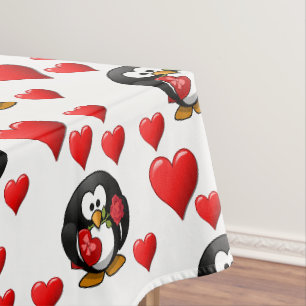 Tischdecke zum Valentinstag