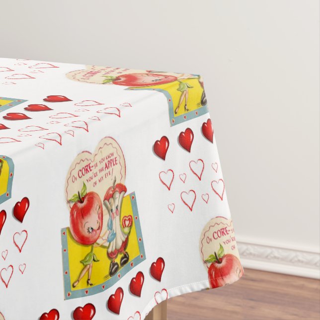 Tischdecke zum Valentinstag (Beispiel)