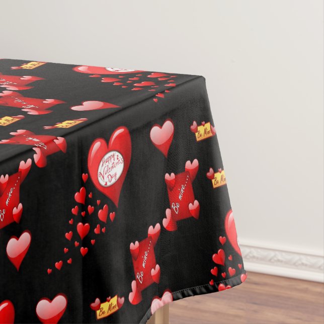 Tischdecke zum Valentinstag (Beispiel)