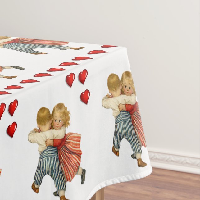 Tischdecke zum Valentinstag (Beispiel)