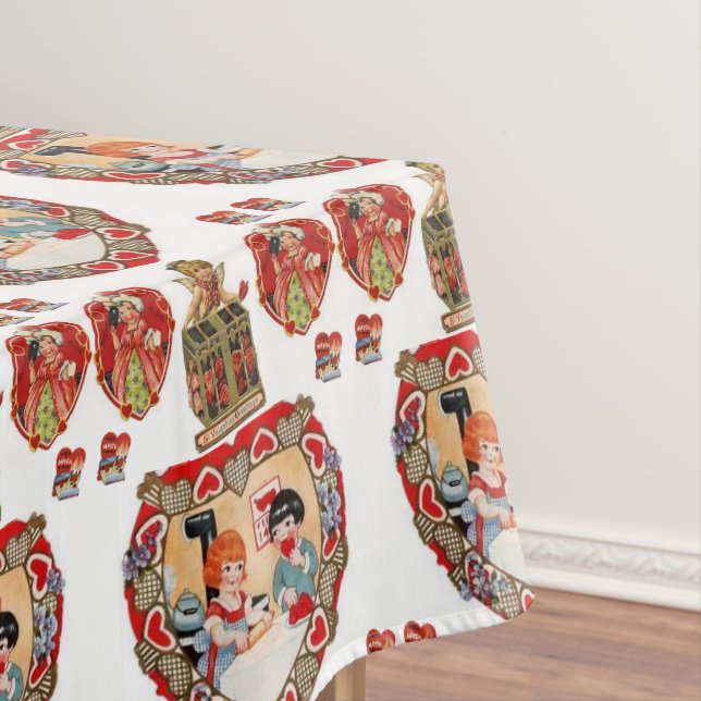 Tischdecke zum Valentinstag (Beispiel)