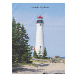Tischdecken aus Crisp Point Lighthouse