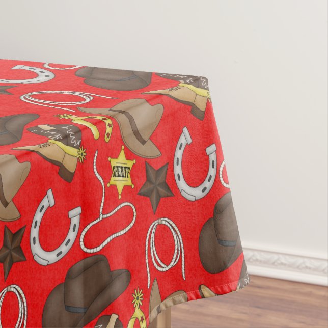 Tischdecken im Stil eines Westerns (Beispiel)