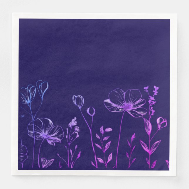 Tischdekor des botanischen Party" Serviette (Vorderseite)