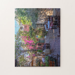 Tische im Restaurant Chania, Kreta, Griechenland J Puzzle