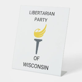 Tischhalterung Sockelschild