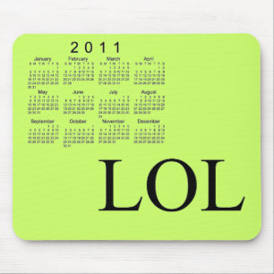 Tischkalender 2011 mousepad