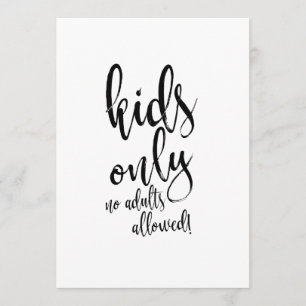 Tischkaligrafie für Kinder Hochzeitsschild erschwi Einladung