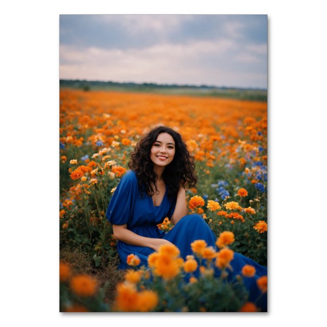 Tischkarte Tischnummer (Vorderseite)