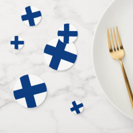 Tischkonfetti mit finnischer Flagge Konfetti