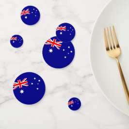 Tischkonfetti mit Flagge Australiens Konfetti