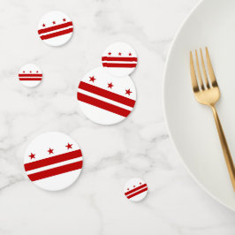 Tischkonfetti mit Flagge von Washington DC Konfetti
