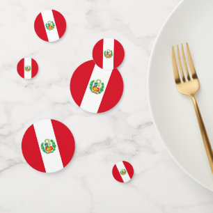 Tischkonfetti mit Peru-Flagge Konfetti