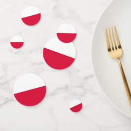 Tischkonfetti mit polnischer Flagge Konfetti