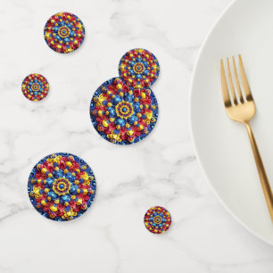 Tischkonfetti mit rumänischen Farben Konfetti