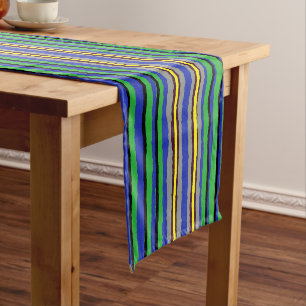 Tischläufer Kente Streifen