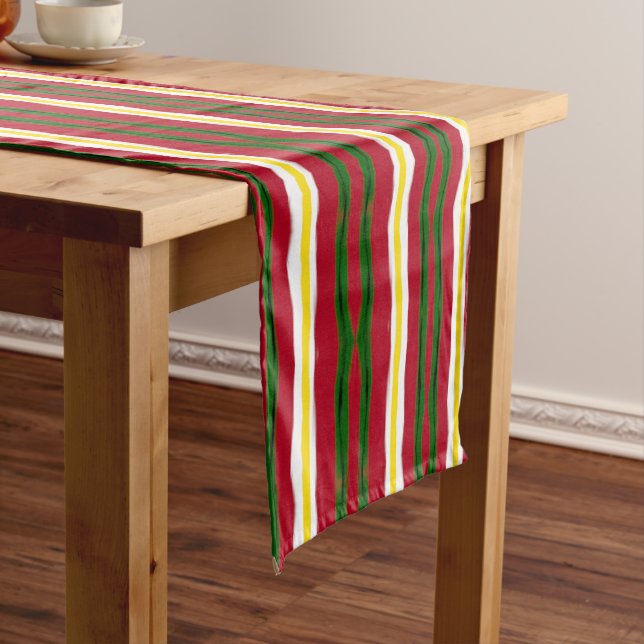 Tischläufer Kwanzaa Streifen (Beispiel)