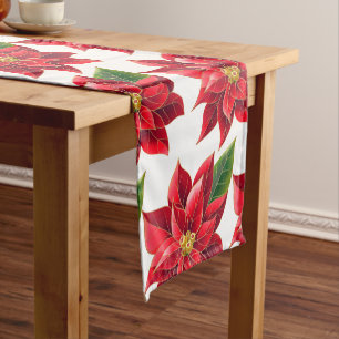 Tischläufer Weihnachten Poinsettias