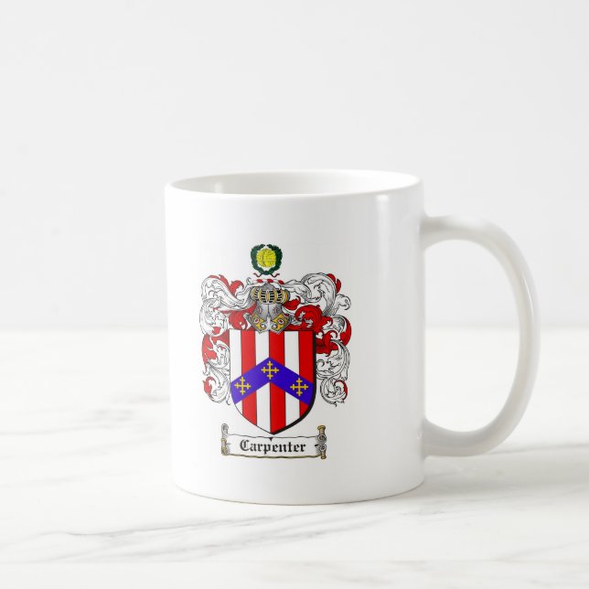 TISCHLER-FAMILIENWAPPEN - TISCHLER-WAPPEN TASSE (Rechts)