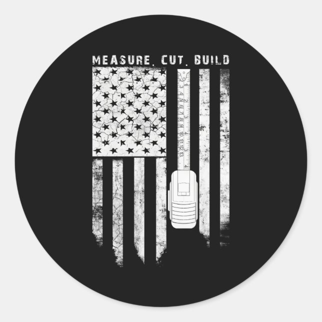 Tischler für runder aufkleber (Vorderseite)