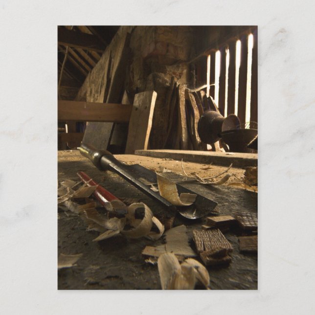 Tischler Postkarte (Vorderseite)