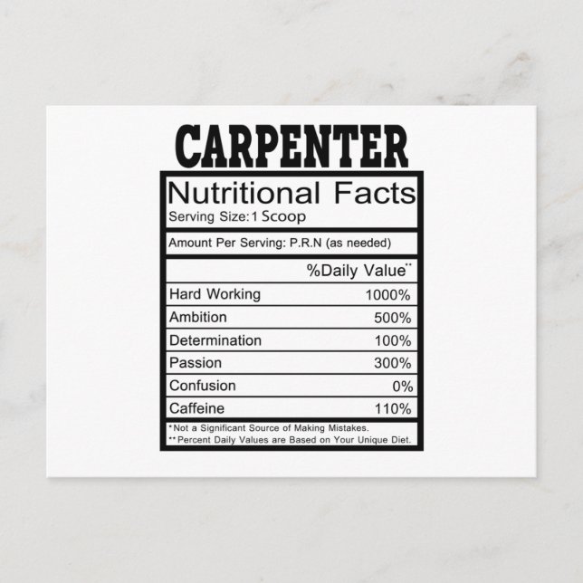 Tischler Postkarte (Vorderseite)