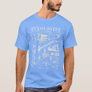 Tischler Werkzeug Vintage Patentdruck Fixologist Z T-Shirt
