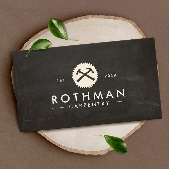 Tischlerhammer und Sägebau Visitenkarte (Von Creator hochgeladen)