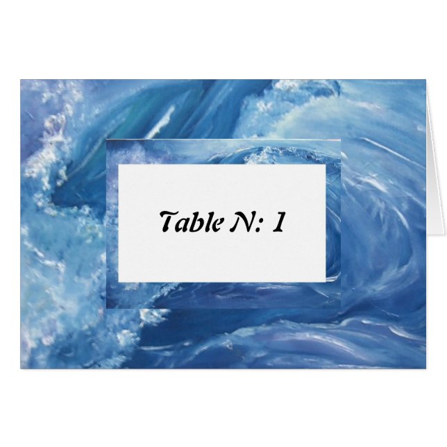 Tischnummer (Vorderseite (Horizontal))