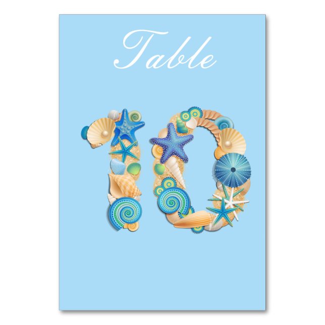 Tischnummer (Vorderseite)