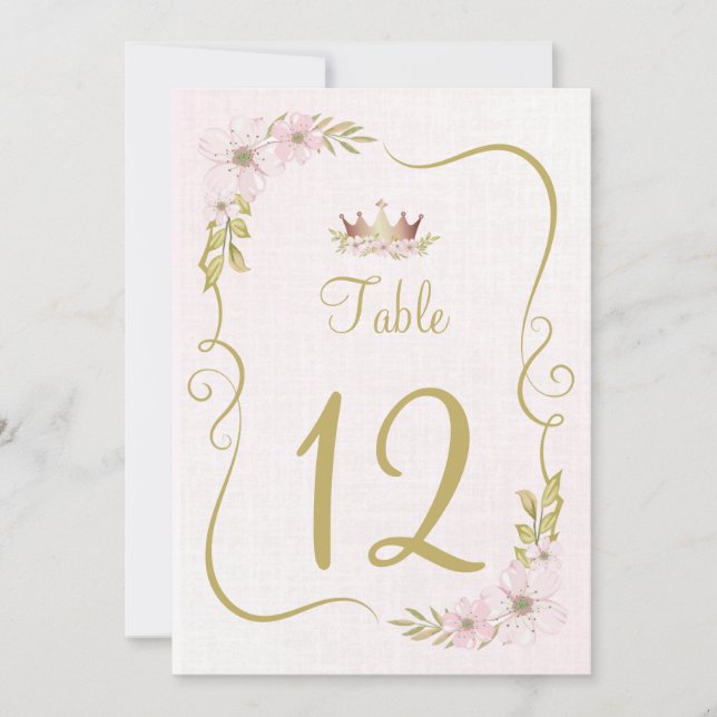 Tischnummer (Vorderseite)